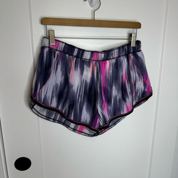 Lululemon Run: Roll Down Running Drawstring Short Mirage Deep Indigo Size 6 - Picture 2 of 6